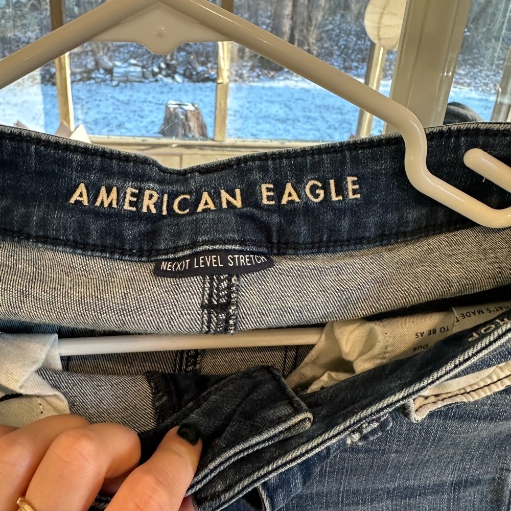 American Eagle Outfitters Dark Wash Skinny Jeans - Picture 3 of 5